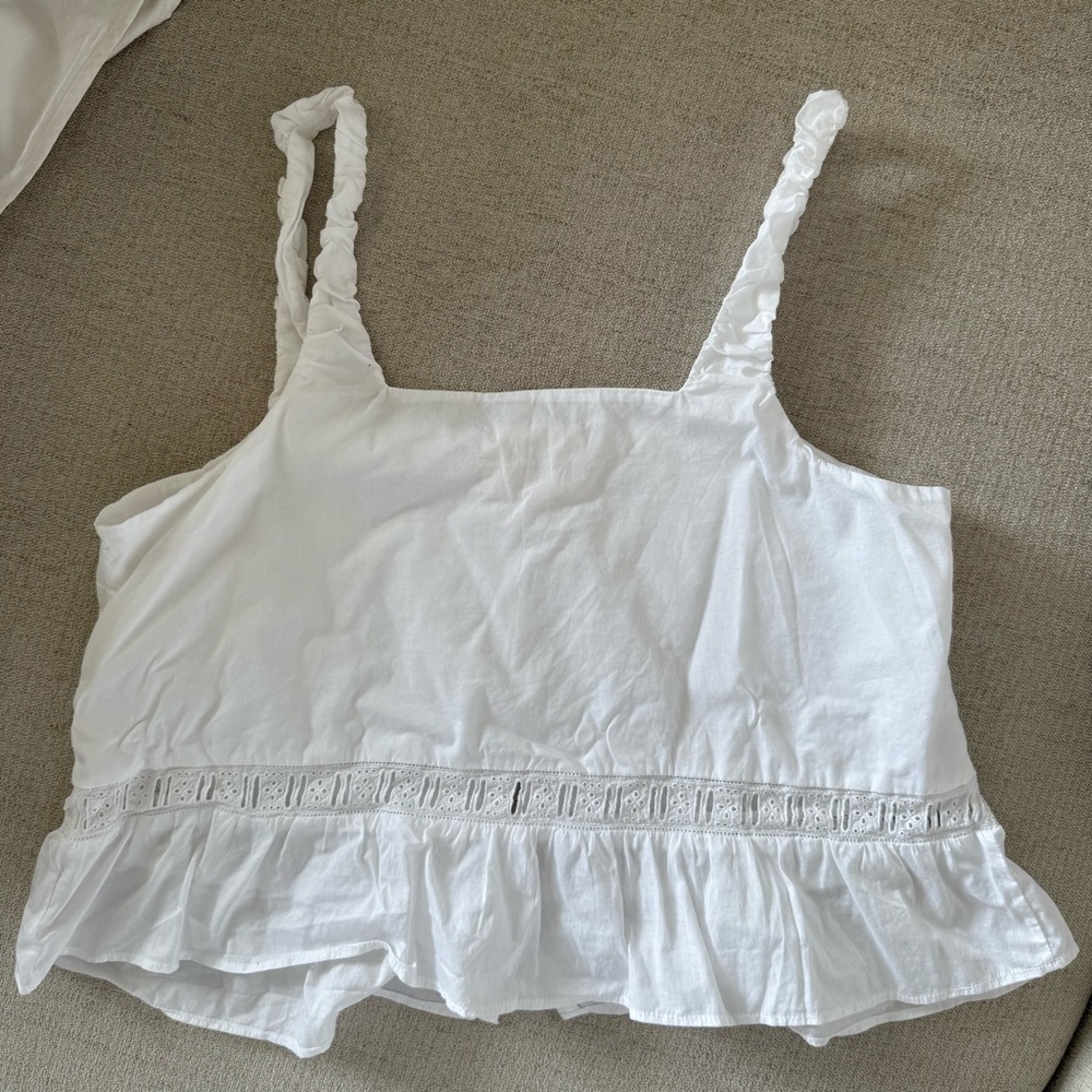 Djerf Avenue x Frankie’s Bikinis White Top - Picture 3 of 3